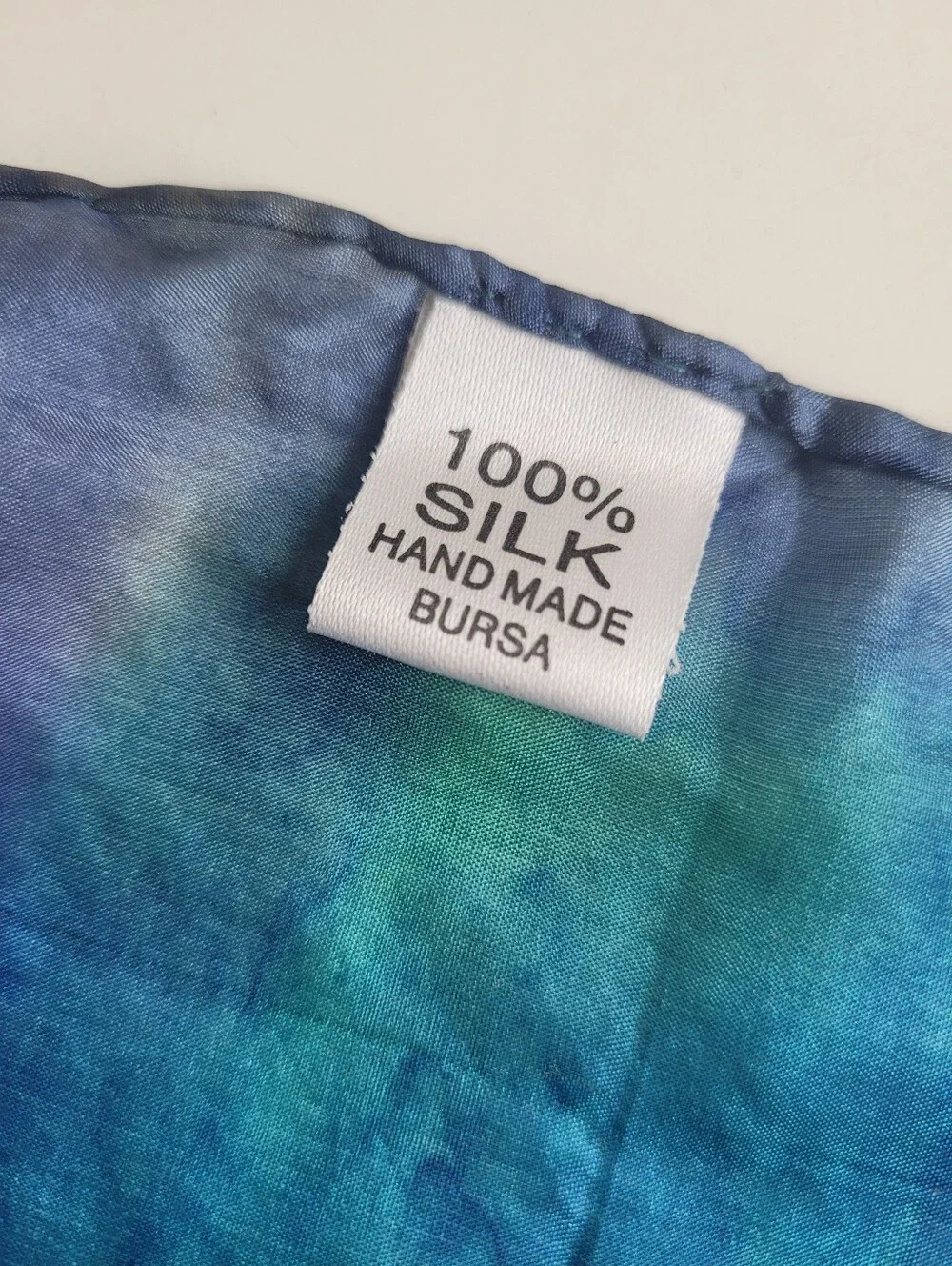 100% Silk Multi-Color Lightweight Rainbow Women's Scarf